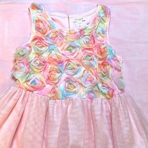 Pink Flower Dress Girls